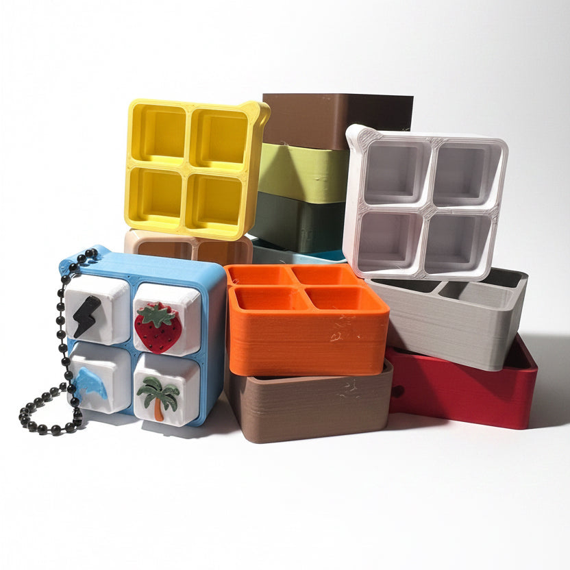 Clicker square 4 keycaps